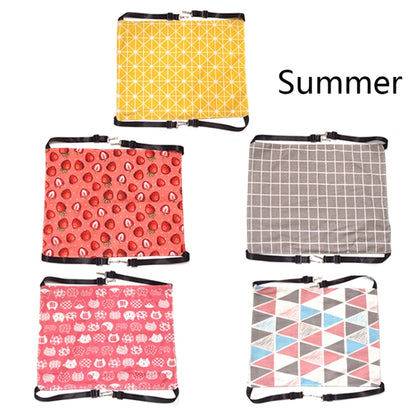 PE-160 Canvas Hanging Cat Cage Hammock Adjustable Length Swing Pet Nest, Size: L(Pink triangle) by bashfashion