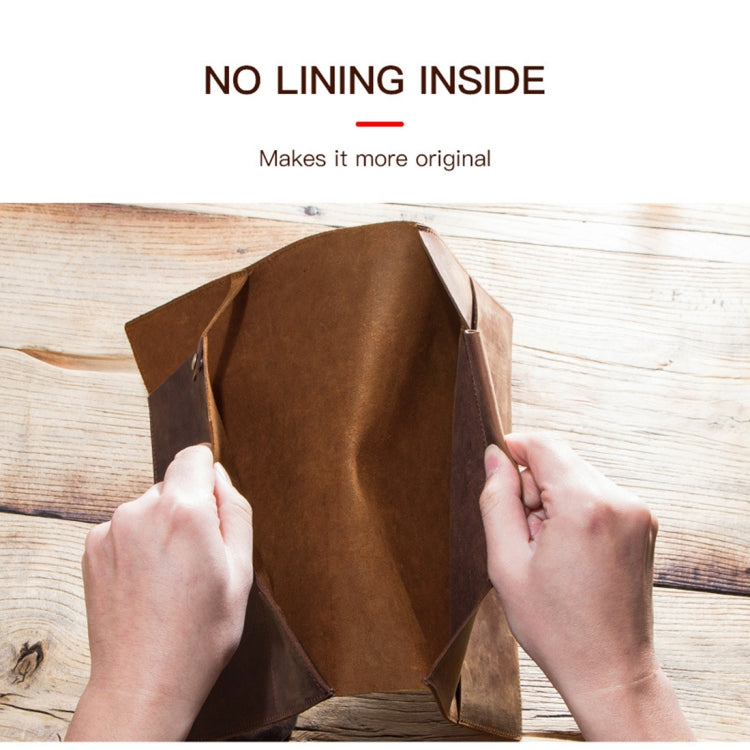 CONTACTS FAMILY CF2002 Retro Crazy Horse Texture Multifunctional Protective Cover Leather Tablet Case for iPad Pro 12.9 2020 / 2021 / 2018(Coffee) by CONTACTS FAMILY