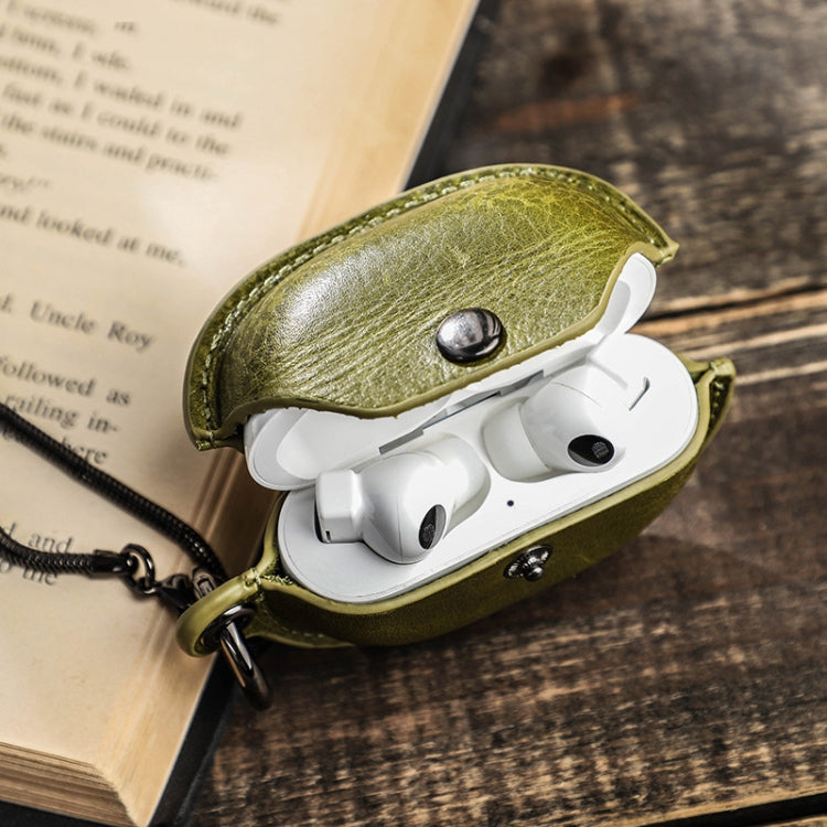 CONTACTS FAMILY CF1123B for Huawei FreeBuds Pro Leather Protective Case with Necklace Lanyard(Red) by CONTACTS FAMILY