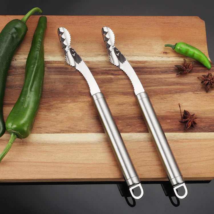 Stainless Steel Pepper Core Remover Tomato Core Remover by bashfashion