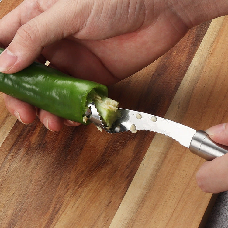 Stainless Steel Pepper Core Remover Tomato Core Remover by bashfashion