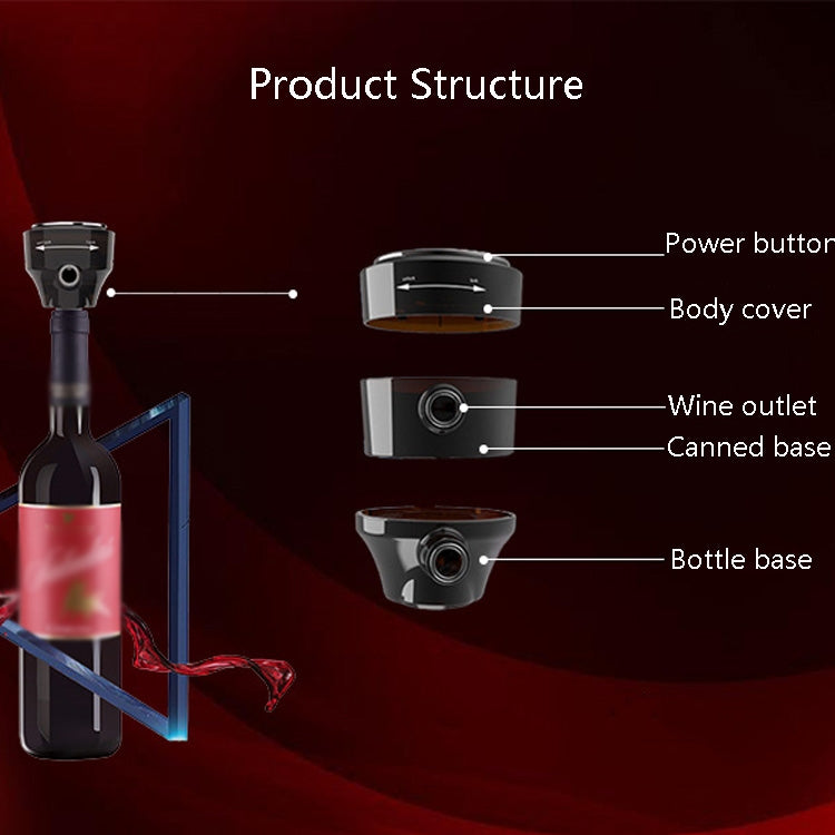 IDC002 Ultrasonic Electronic Waken Smart Beer Bubbler(Classic Black) by bashfashion