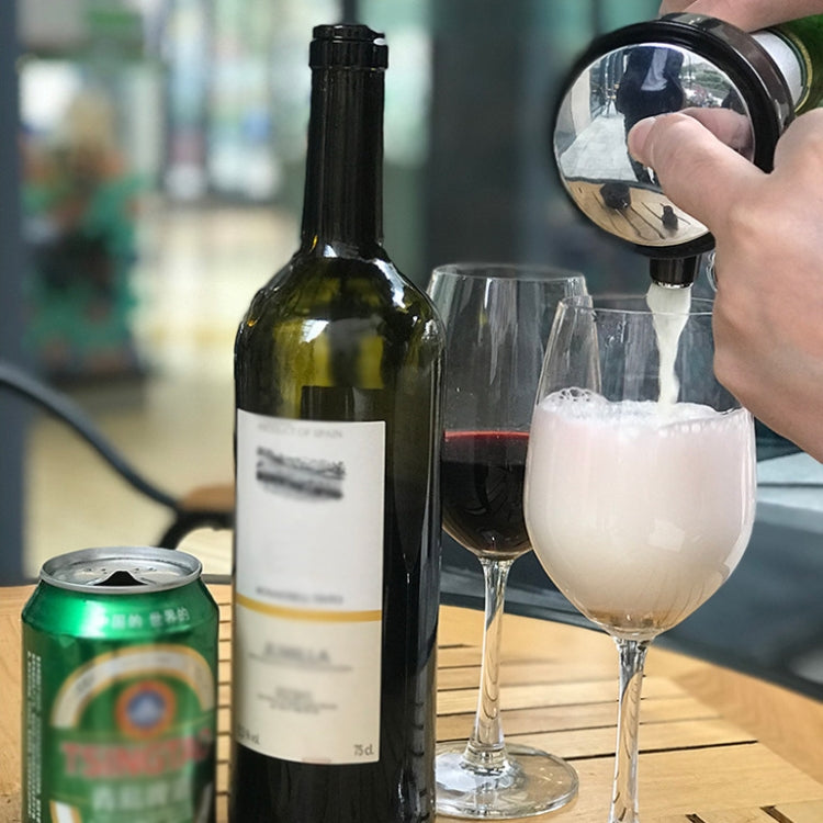 IDC002 Ultrasonic Electronic Waken Smart Beer Bubbler(Classic Black) by bashfashion