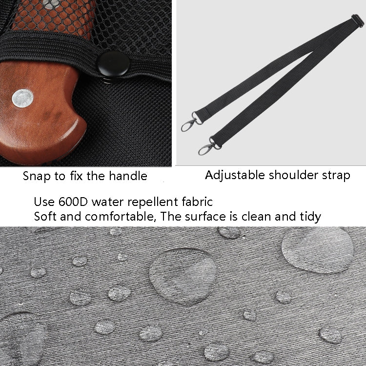 WESSLECO Chef Knife Tool Storage Bag Oxford Cloth Knife Bag(Gray) by WESSLECO