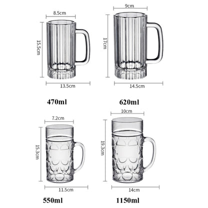 470ml No. 1 Cup Acrylic Beer Glass KTV Bar Beer Glass by bashfashion