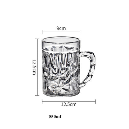 550ml No. 13 Cup Acrylic Beer Glass KTV Bar Beer Glass by bashfashion
