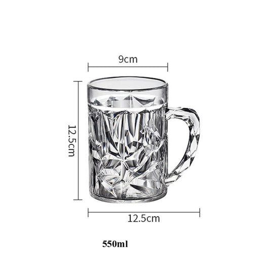 550ml No. 13 Cup Acrylic Beer Glass KTV Bar Beer Glass by bashfashion