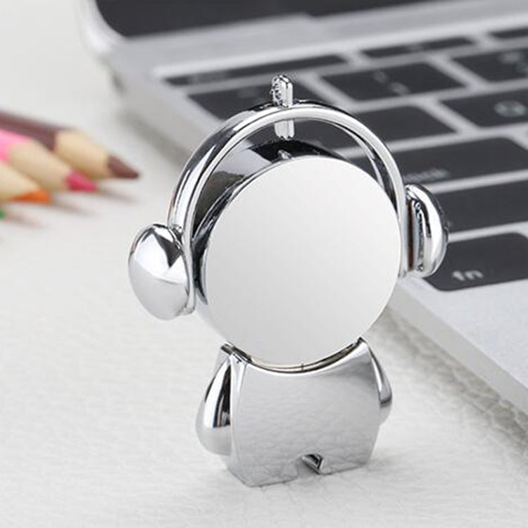 Y01 Metal Musician Car Cartoon Style U Disk, Capacity: 32GB(Silver) by bashfashion