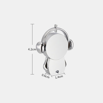 Y01 Metal Musician Car Cartoon Style U Disk, Capacity: 32GB(Silver) by bashfashion