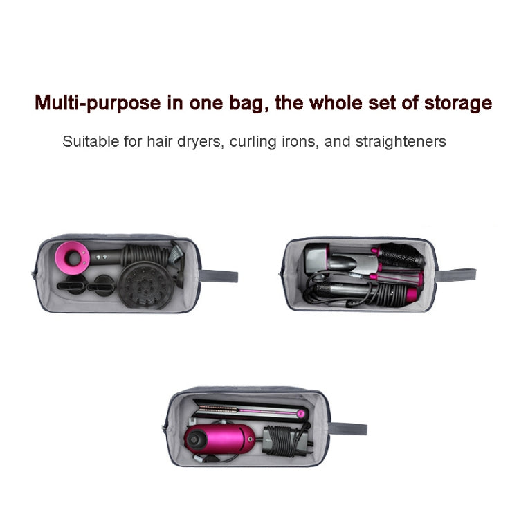BUBM CFJ-RW Hair Dryer Storage Bag Hair Dryer Accessory Storage Suitable For Dyson(Gray) by BUBM