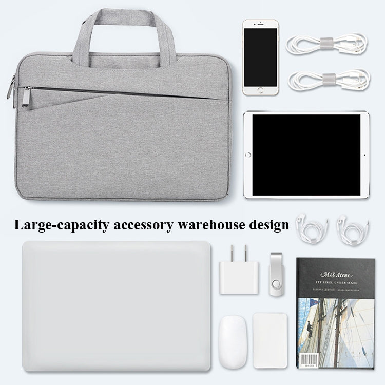 BUBM FMBX Laptop Liner Bag Business Computer Bag Large-Capacity Computer Handbag, Size: 14 inch(Gray) by BUBM
