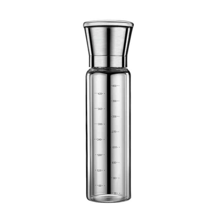 450ml 304 Stainless Steel Sea Salt Pepper Grinder Home Pepper Coffee Manual Grinding Bottle by bashfashion
