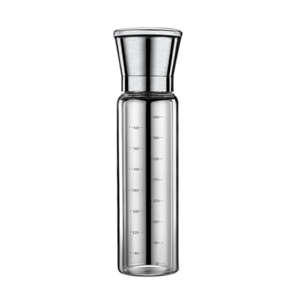 450ml 304 Stainless Steel Sea Salt Pepper Grinder Home Pepper Coffee Manual Grinding Bottle by bashfashion