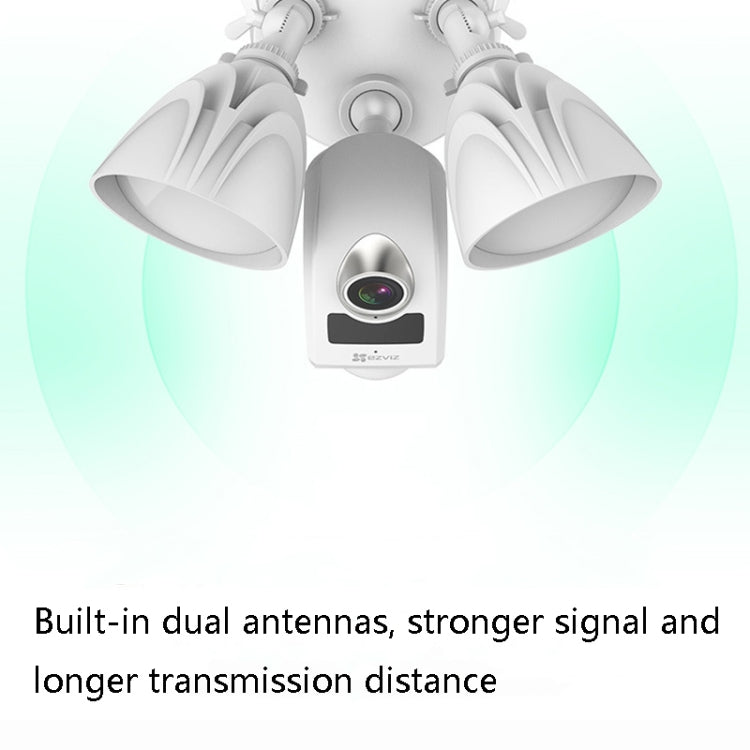 LC1C Garden Lamp Monitor Night Vision Life Waterproof Family Surveillance Camera, CN Plug(1080P) by bashfashion