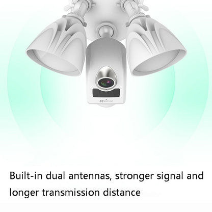 LC1C Garden Lamp Monitor Night Vision Life Waterproof Family Surveillance Camera, CN Plug(1080P) by bashfashion