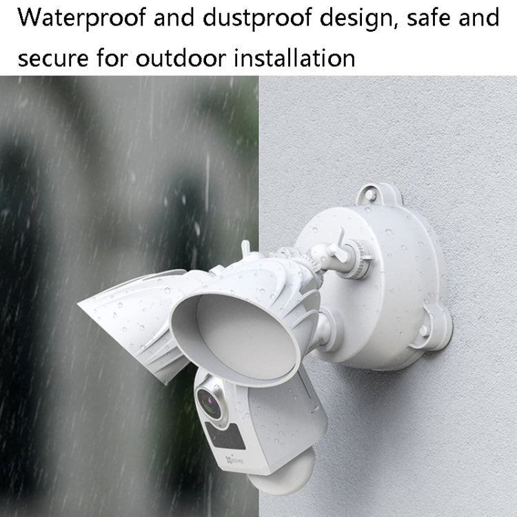 LC1C Garden Lamp Monitor Night Vision Life Waterproof Family Surveillance Camera, CN Plug(1080P) by bashfashion