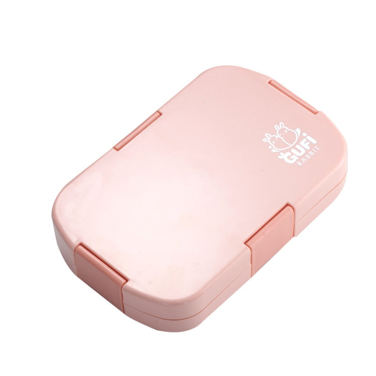 XINGCHENG XC-451 Microwave Student Lunch Box Plastic Compartment Portable Lunch Box(Pink) by XINGCHENG