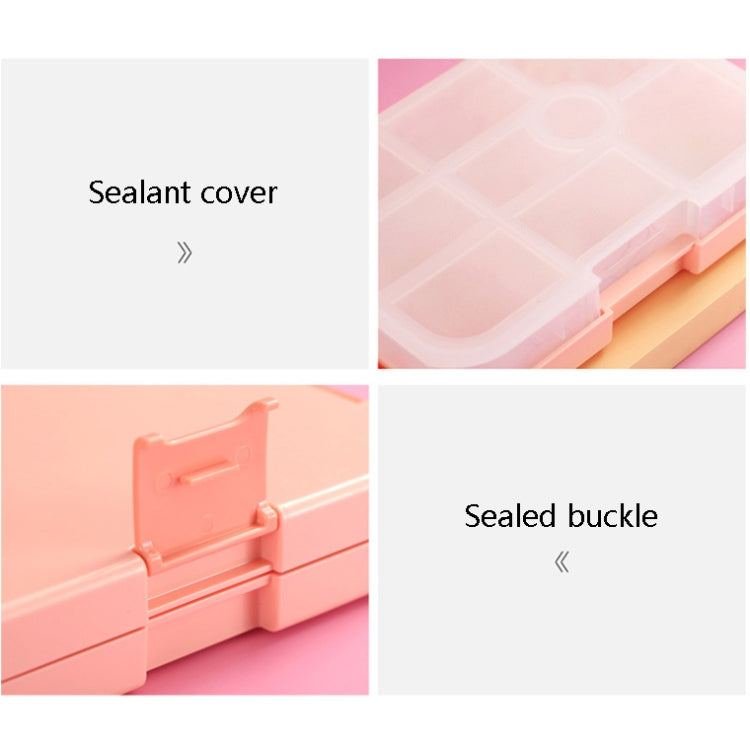 XINGCHENG XC-451 Microwave Student Lunch Box Plastic Compartment Portable Lunch Box(Pink) by XINGCHENG