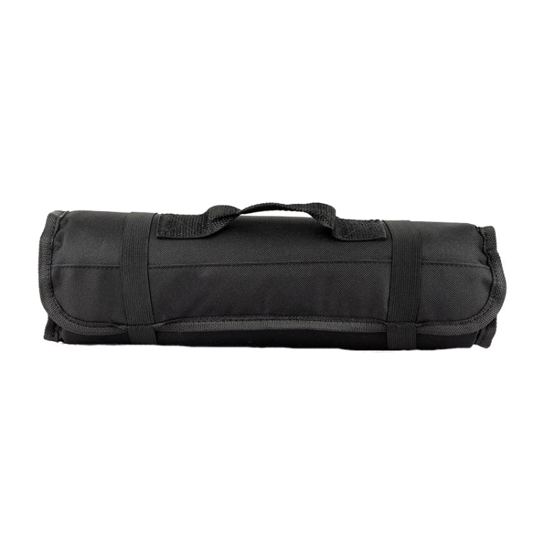 Chef Knife Storage Bag Portable Reel Knife Bag(Black) by bashfashion