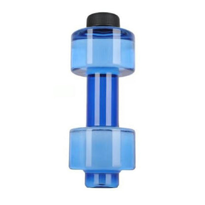 Portable Home Fitness Dumbbell Water Bottle, Capacity: 550ml(Blue) by bashfashion