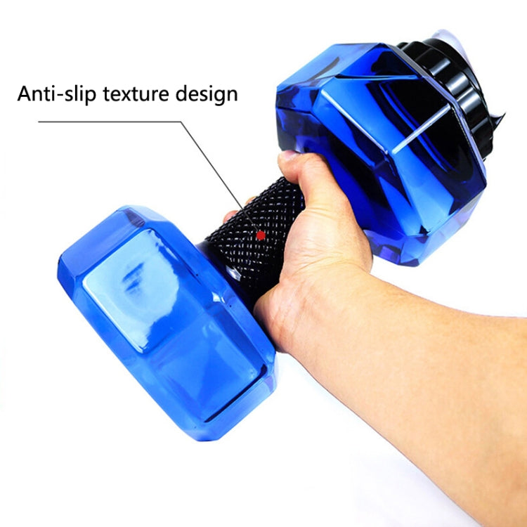 Portable Home Fitness Dumbbell Water Bottle, Capacity: 1500ml(Blue) by bashfashion