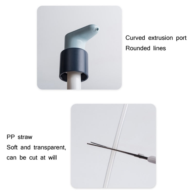 Oyster Sauce Bottle Nozzle Pump Head Household Fuel Bottle Squeezer, Specification: Large (Blue) by bashfashion