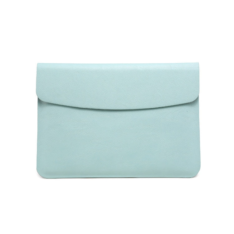 Horizontal Litchi Texture Laptop Bag Liner Bag For MacBook 15 Inch A1707 / 1990(Liner Bag Green) by bashfashion