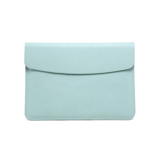 Horizontal Litchi Texture Laptop Bag Liner Bag For MacBook Pro 16 Inch A2141(Liner Bag Green) by bashfashion