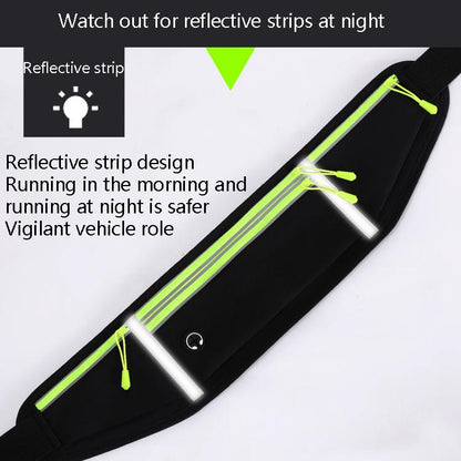 MF-008 Outdoor Sports Fitness Waterproof Waist Bag Phone Pocket, Style: With Water Bottle Bag(Black) by bashfashion