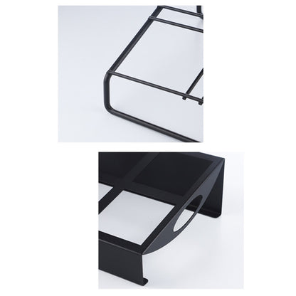 Stainless Steel Bar Plastic Fruit Plate Rack, without Fruit Dish, Grid Number:6 Grids(B Type) by bashfashion