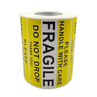 Handle With Care Fragile Warning Sticker Label, Size: 2.5x4 inch(A-249) by bashfashion
