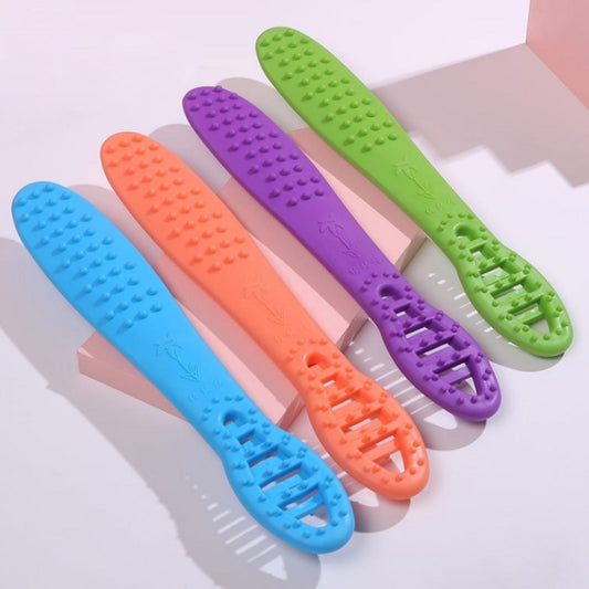 Silicone Health Meridian Massage Fitness Massager Random Colour Delivery, Shape: Second Generation 35cm by bashfashion