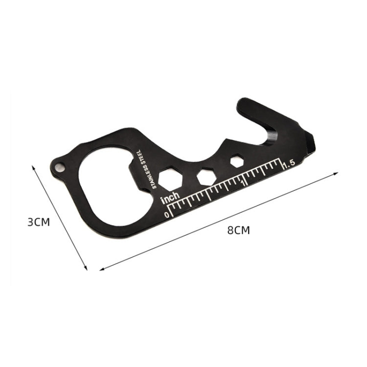 Multifunctional Card Type Tool Card Bottle Opener Screwdriver Keychain Portable Can Opener by bashfashion