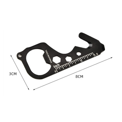 Multifunctional Card Type Tool Card Bottle Opener Screwdriver Keychain Portable Can Opener by bashfashion