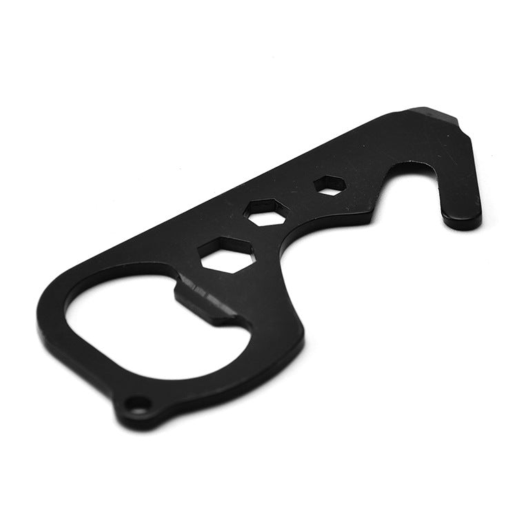 Multifunctional Card Type Tool Card Bottle Opener Screwdriver Keychain Portable Can Opener by bashfashion