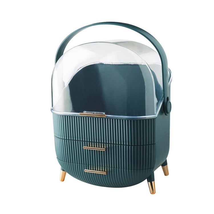 Cosmetic Skin Care Product Storage Box Bedroom Furniture Storage Box(Green) by bashfashion