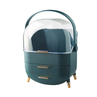 Cosmetic Skin Care Product Storage Box Bedroom Furniture Storage Box(Green) by bashfashion