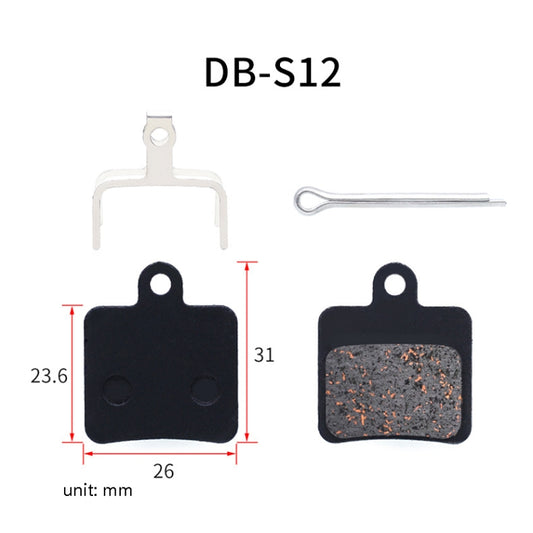 3 Pairs Mountain Bike Semi-Metallic Brake Pads M355 Oil Disc BB5 Resin Disc Brakes, Bagged(DB-S12) by bashfashion