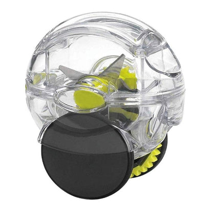 Kitchen Manual Roller Garlic Cutter Quick Grinding Garlic Tool Random Colour Delivery by bashfashion