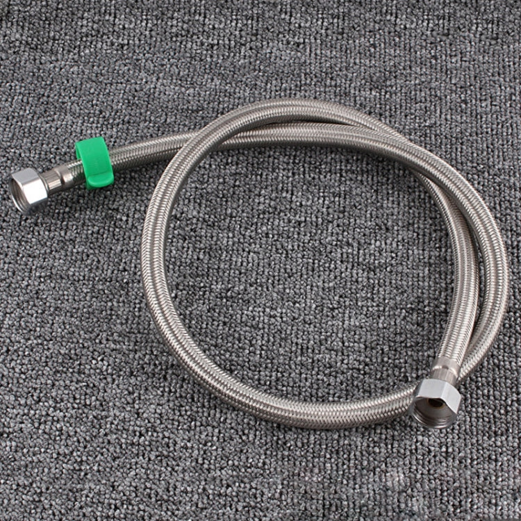 1.5m Steel Hat 304 Stainless Steel Metal Knitting Hose Toilet Water Heater Hot And Cold Water High Pressure Pipe 4/8 Inch DN15 Connecting Pipe by bashfashion
