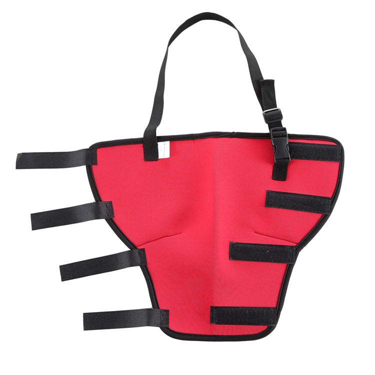 HJ19 Pet Surgery Rehabilitation Back Leg Protector Walking Aids, Size: XS(Red Right Back Leg) by bashfashion