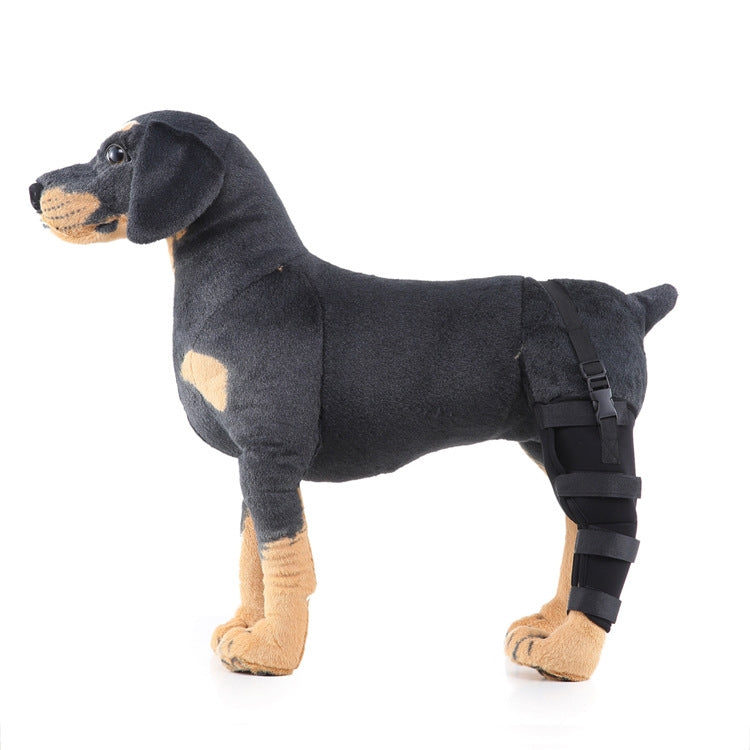 HJ19 Pet Surgery Rehabilitation Back Leg Protector Walking Aids, Size: S(Black Left Back Leg) by bashfashion