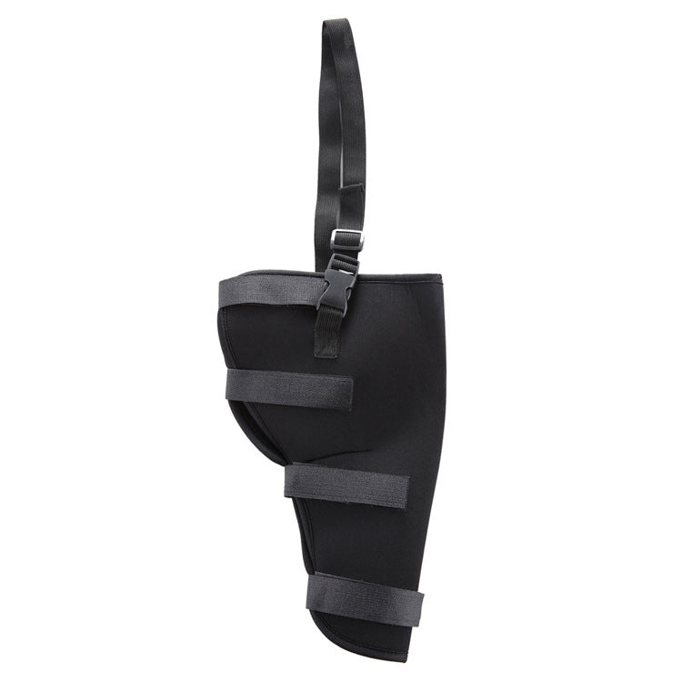 HJ19 Pet Surgery Rehabilitation Back Leg Protector Walking Aids, Size: M(Black Left Back Leg) by bashfashion