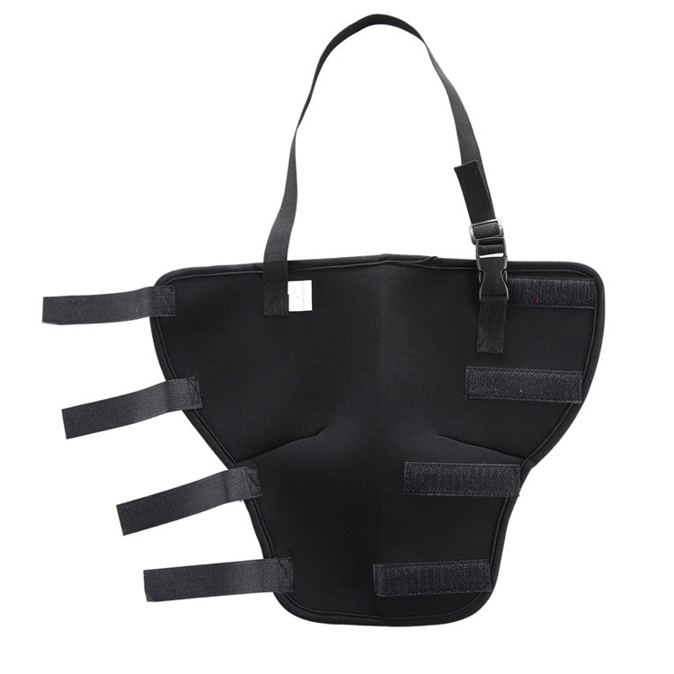HJ19 Pet Surgery Rehabilitation Back Leg Protector Walking Aids, Size: M(Black Right Back Leg) by bashfashion