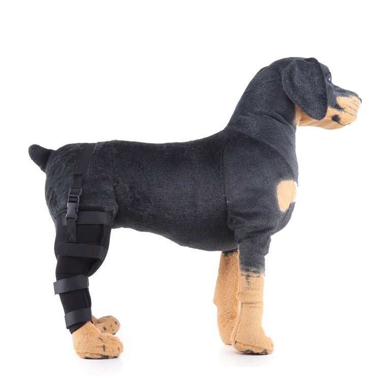 HJ19 Pet Surgery Rehabilitation Back Leg Protector Walking Aids, Size: L(Black Right Back Leg) by bashfashion