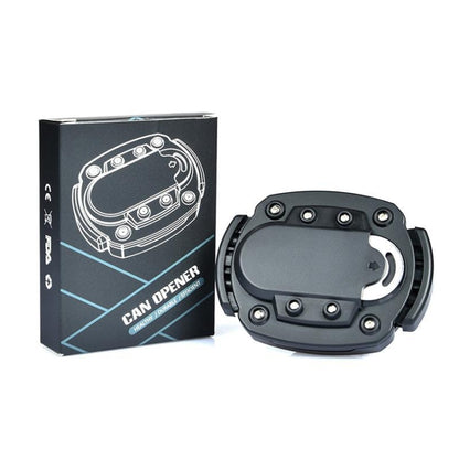 KPQ001 Multi-Function Can Bottle Opener Portable Stainless Steel Beer Screwdriver(Black) by bashfashion