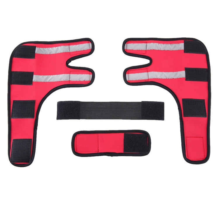 Pet Dog Leg Knee Guard Surgery Injury Protective Cover, Size: M(Anti-glory Model (Red)) by bashfashion