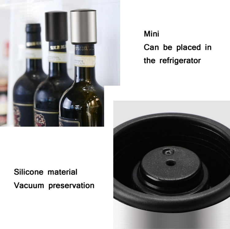 Metal Dust-Proof Sealed Vacuum Wine Bottle Cap Stopper, Specification: Style E SP-020 by bashfashion
