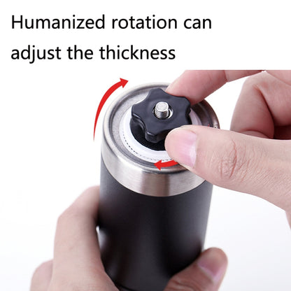 Hand Crank Coffee Machine Manual Pepper Mill Grinder(Mid Black) by bashfashion