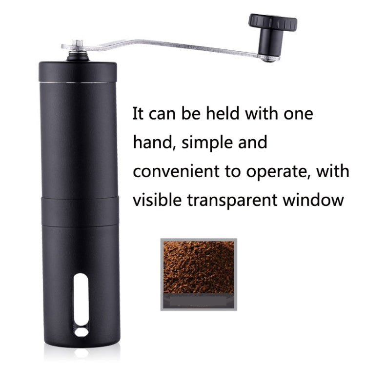 Hand Crank Coffee Machine Manual Pepper Mill Grinder(Large Black) by bashfashion